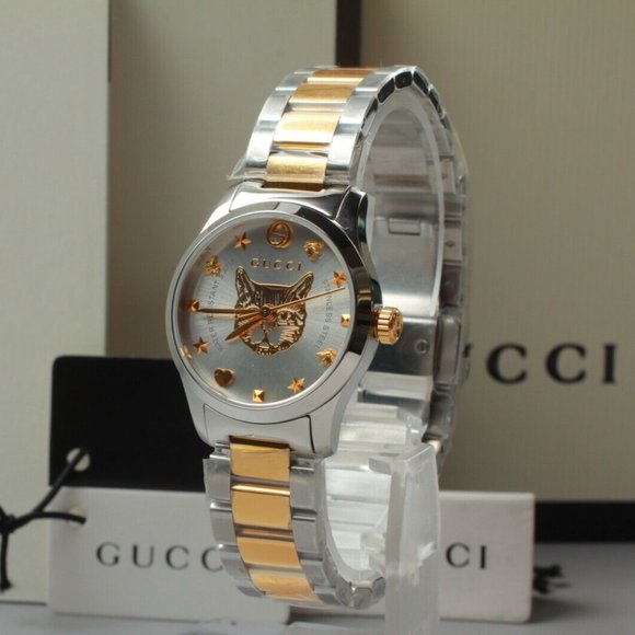Gucci Accessories Gucci Gold Swiss Made Timeless Watch Poshmark